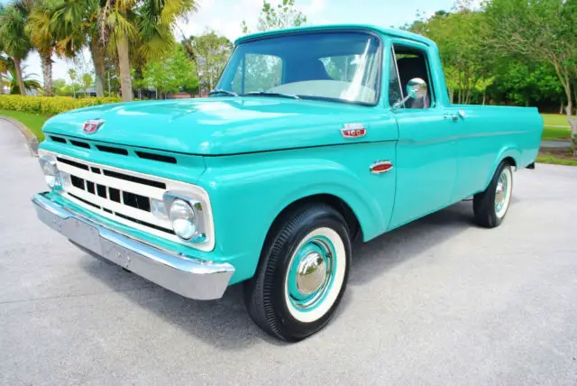 1961 ford f-100 4 x 4 a/c.p.s/p.b frame off 1 of a kind runs and drives amazing