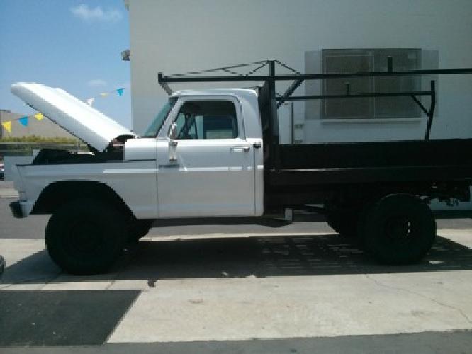 obo *1969 ford f-250 flatbed custom, 9k low miles, chevy 350 motor and trans, trade in san diego, ca