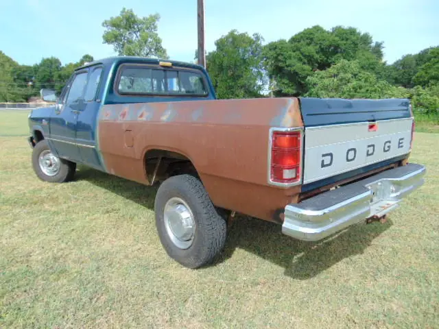 l@@k 1993 dodge power ram w250 cummins 5.9 diesel club cab long bed 4x4 5 speed