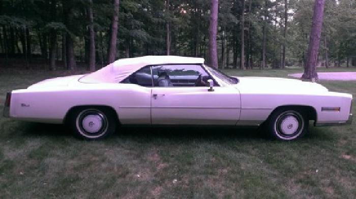 1976 cadillac eldorado white in fallbrook, ca