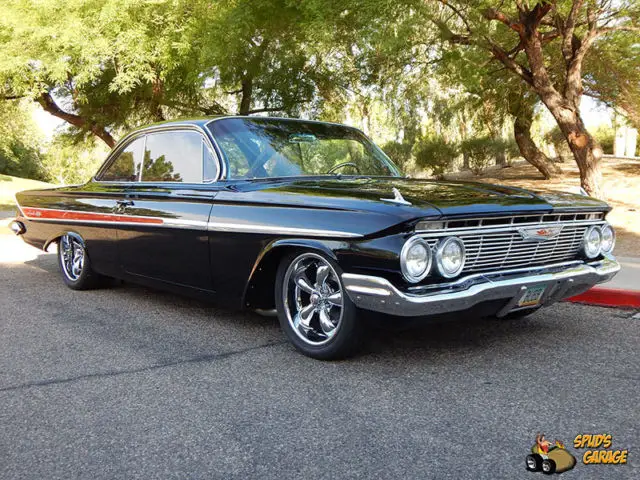 1961 chevrolet impala bubble top 348 muncie 4-speed resto mod