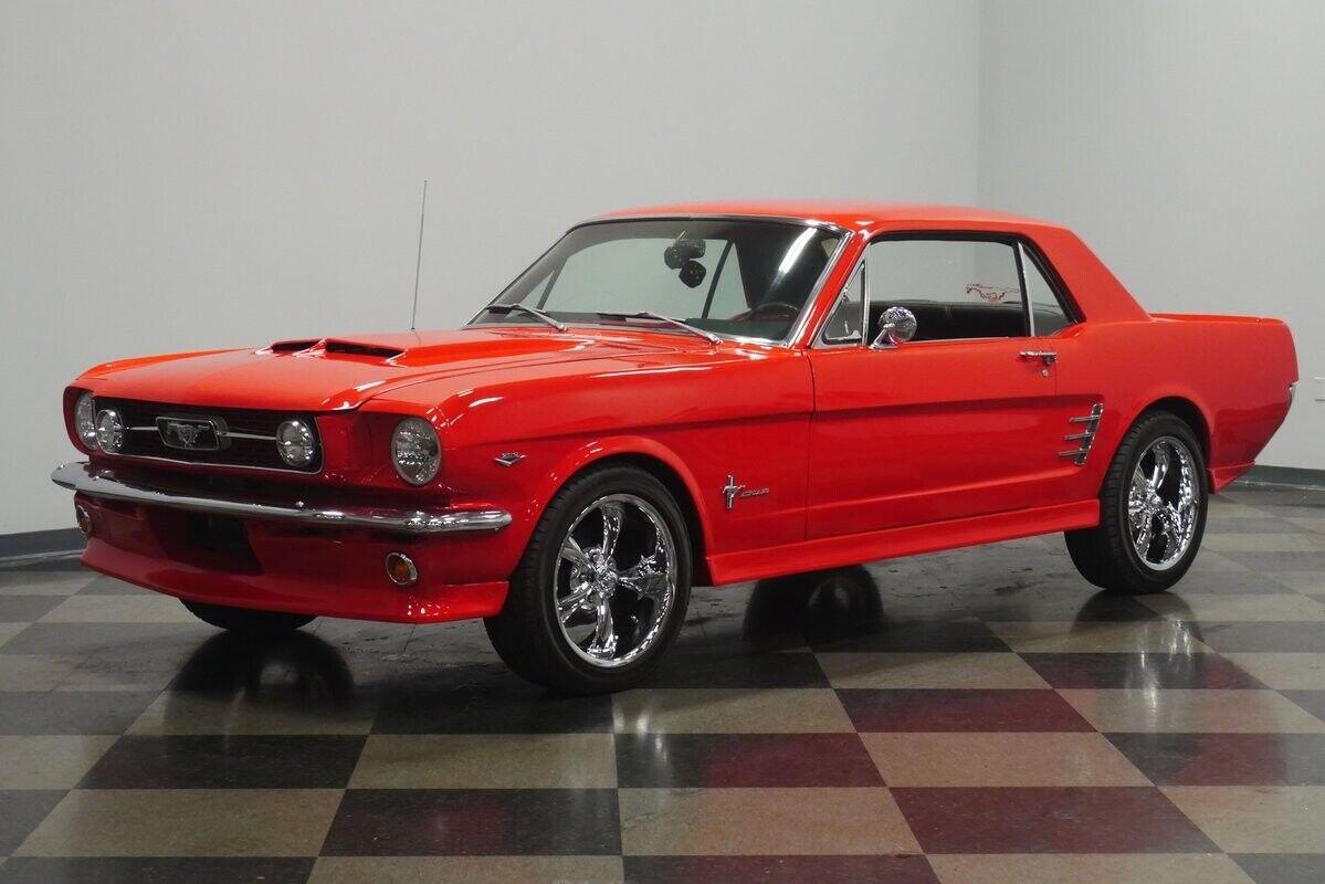 1966 ford mustang 347 stroker v8 custom interior exceptionally sporty style
