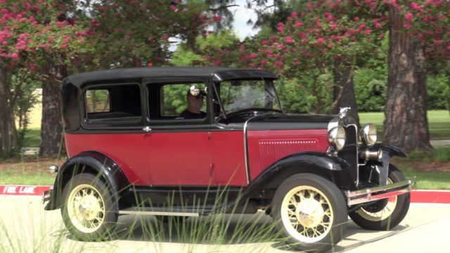 1930 ford model a tudor sedan with updates - special video