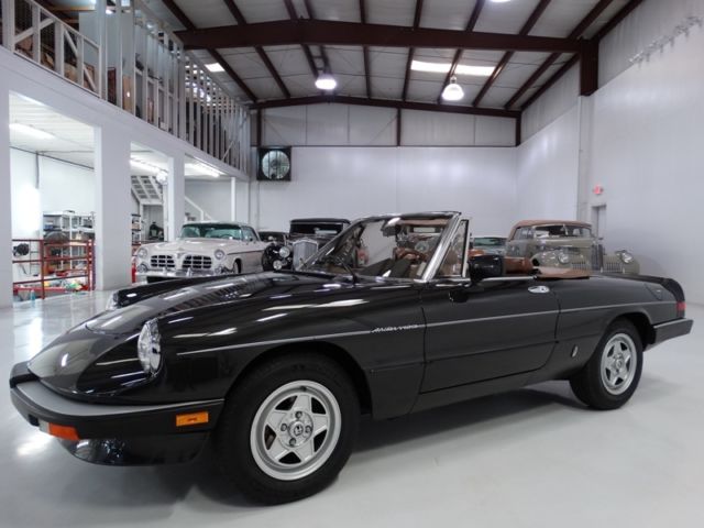 1984 alfa romeo veloce deluxe roadster, factory a/c! 5-speed manual! stunning!