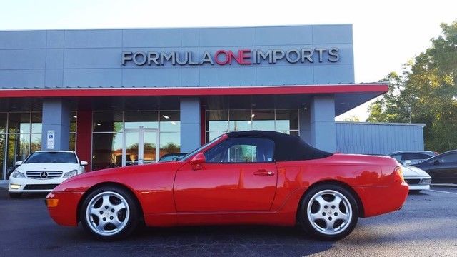 1992 porsche 968 cabriolet*red/black*56k miles*clean carfax*financing available