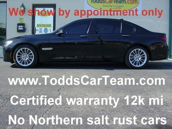 2013 bmw 750li in dallas, texas