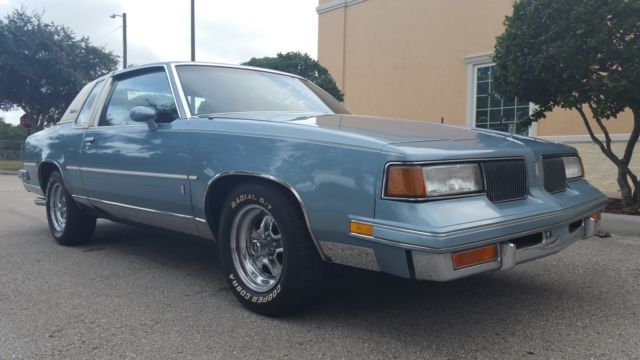 1987 oldsmobile cutlass supreme brougham coupe v8 fl only 49629 miles no reserve