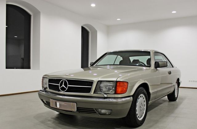 euro 1989 mercedes benz 560sec 300hp 42.000kms