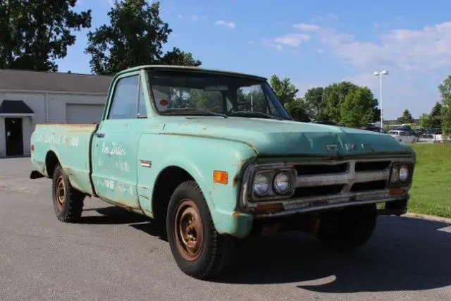 1968 gmc 2500 rat rod shop truck no reserve 307 v8 4speed real patina