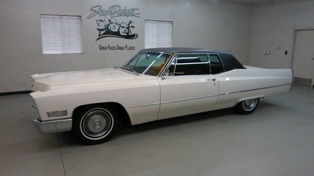 1967 cadillac coupe deville 2 dr. in high gloss re-finish in "grecian white"