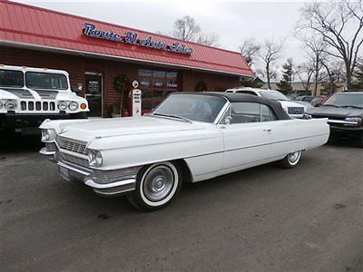 1964 caddy convertible -- bucket seats rare - nice driver - l@@k low reserve