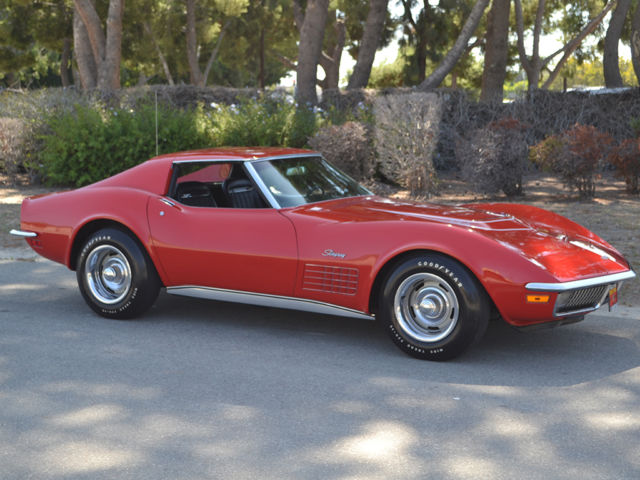 71 lt1, 4-spd, 1-of-1,949, n.c.r.s. top flight, corvette order copy, owner hist