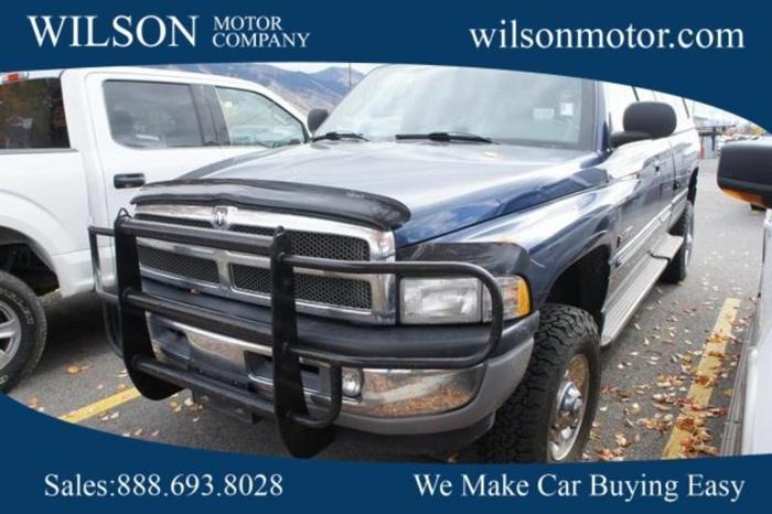 2002 dodge ram pickup 2500 slt 4dr quad cab slt 4wd lb for sale in logan, utah