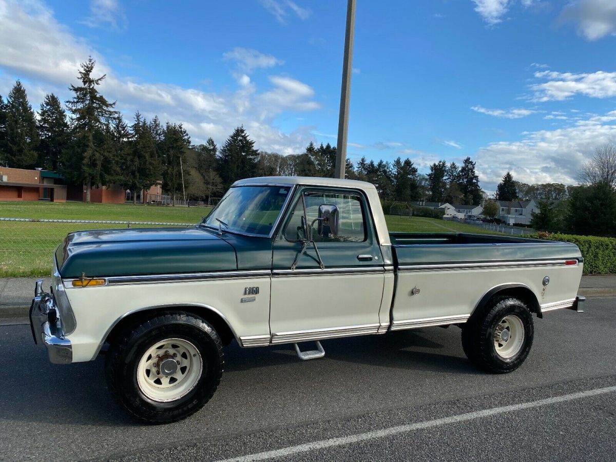 1976 ford f-250 camper special xlt v8 one owner 86,000 orig. miles no reserve