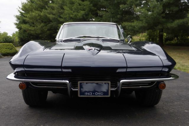 1963 chevrolet corvette - 360hp fuelie - ncrs top flight - bloomington gold