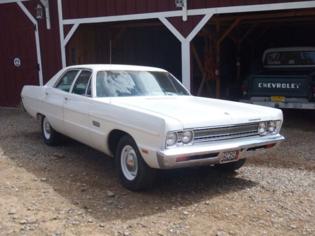 1969 plymouth fury ii four door sedan vintage plymouth white with blue interior