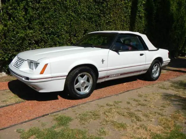 1984 ford mustang gt350 convertible 5 speed rare car
