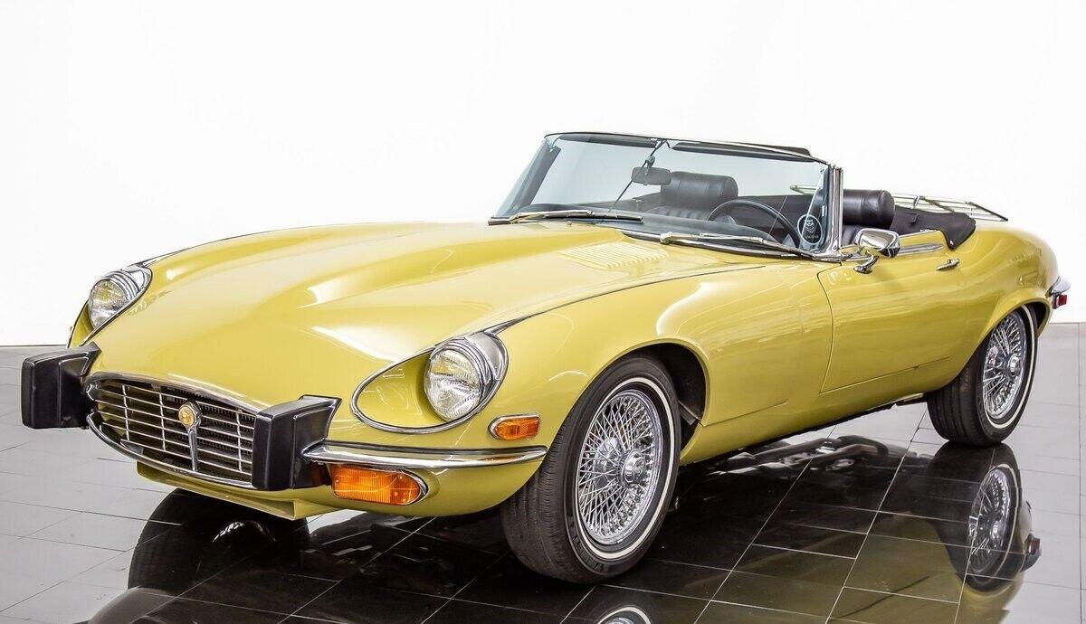 1974 jaguar xk series iii low mileage e type convertible showing 14587 miles