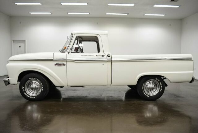 1965 ford f100 10021 miles white pickup truck 390 big block v8 4 speed manual