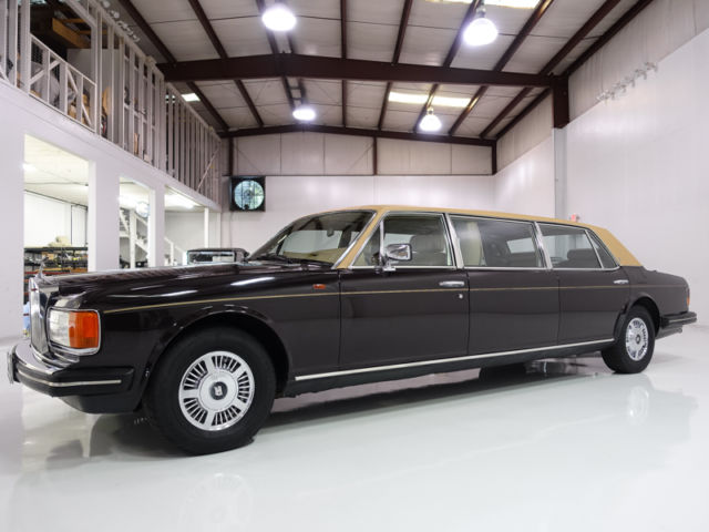 1985 rolls-royce silver spur factory limousine | rare 42 inch stretch limousine