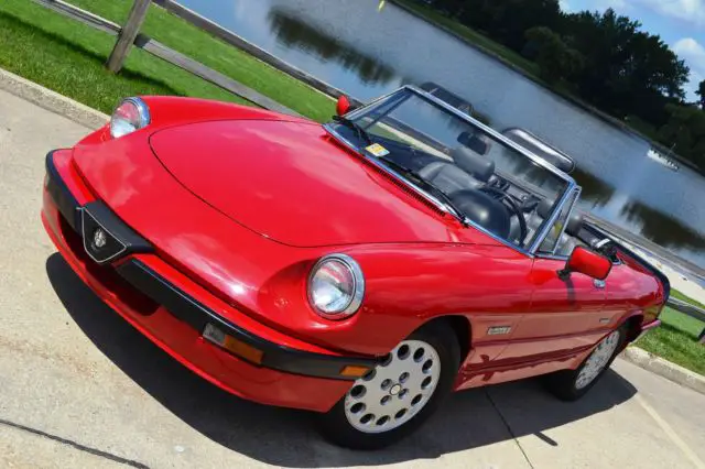 88 alfa romeo quadrifoglio spider top of line spider fresh trade no reserve