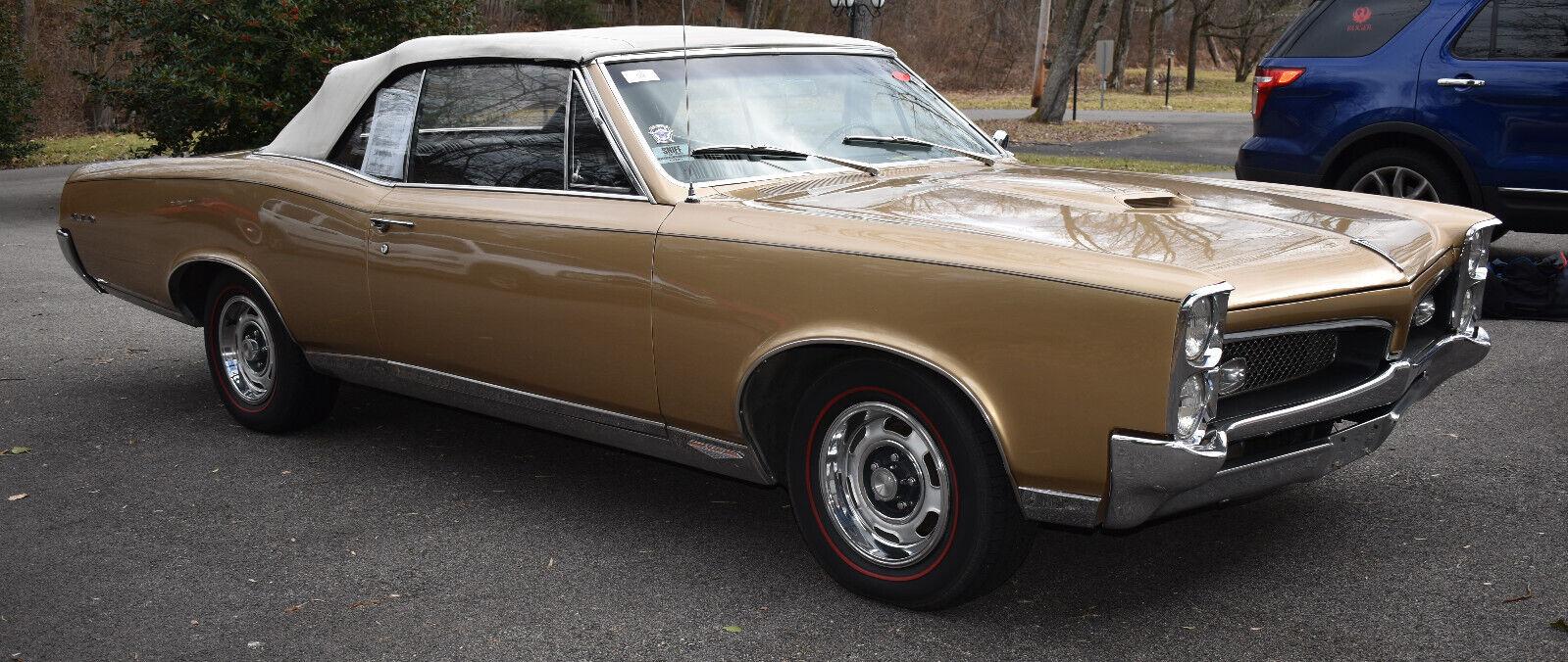 1967 pontiac gto convertible true survivor automatic low mileage