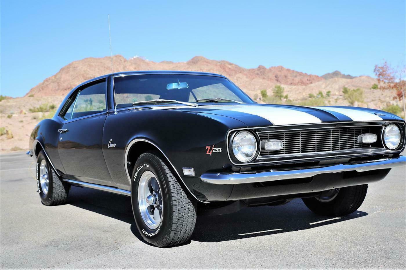 1968 chevrolet camaro coupe z28 302cid v8 stunning british green exterior