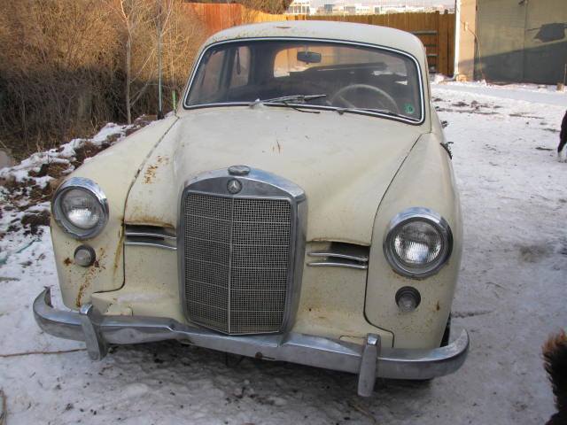 1959 mercedes benz 180d ponton over $7,000 in parts. barn fresh 30 yrs utah