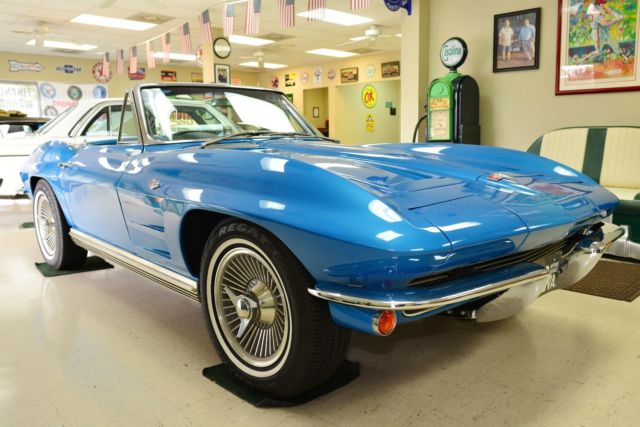 1964 chevrolet corvette stingray convertible, 327 cu in, 350 hp