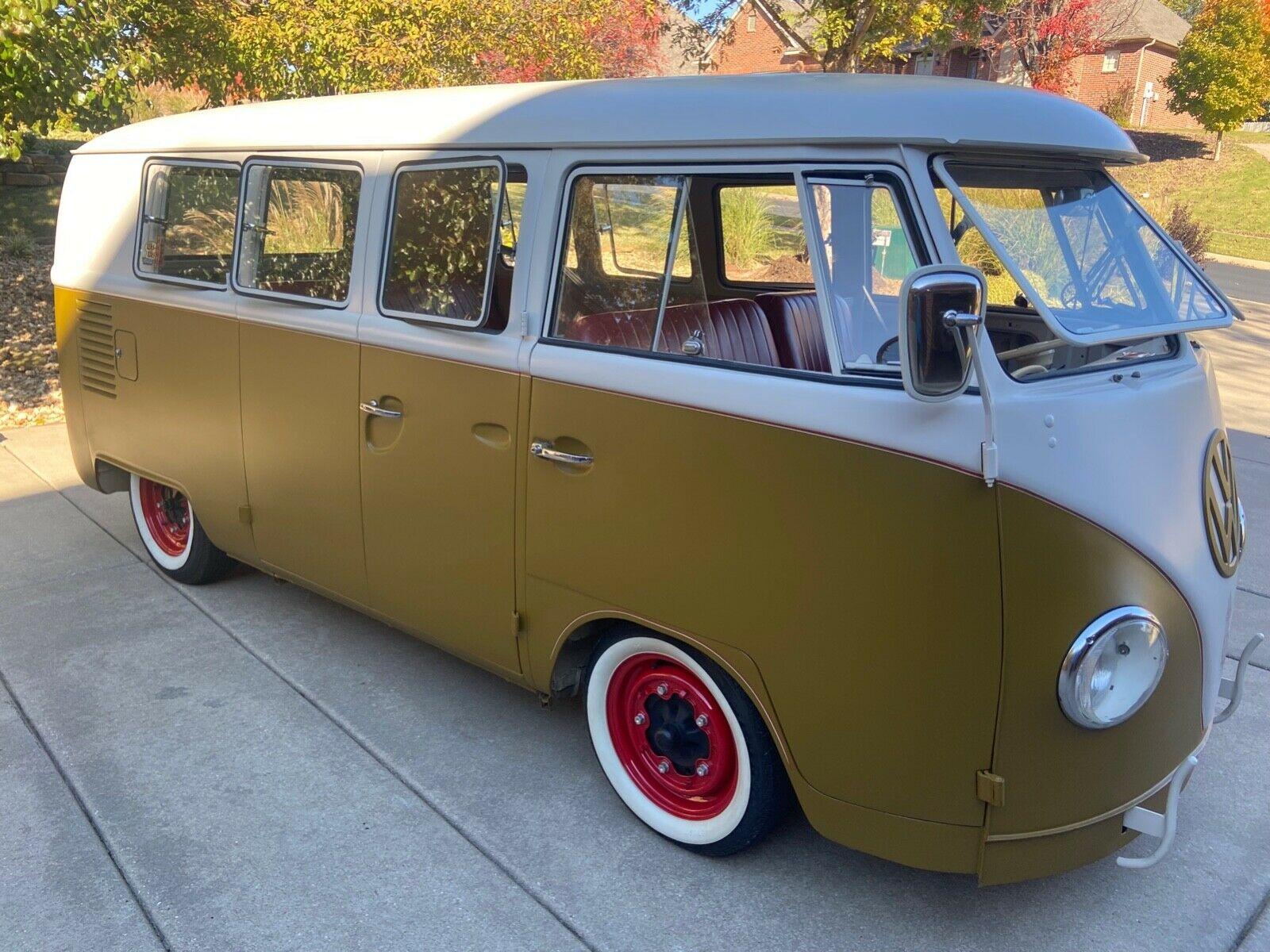 1966 volkswagen vw kombi 11 window v nose bus germany