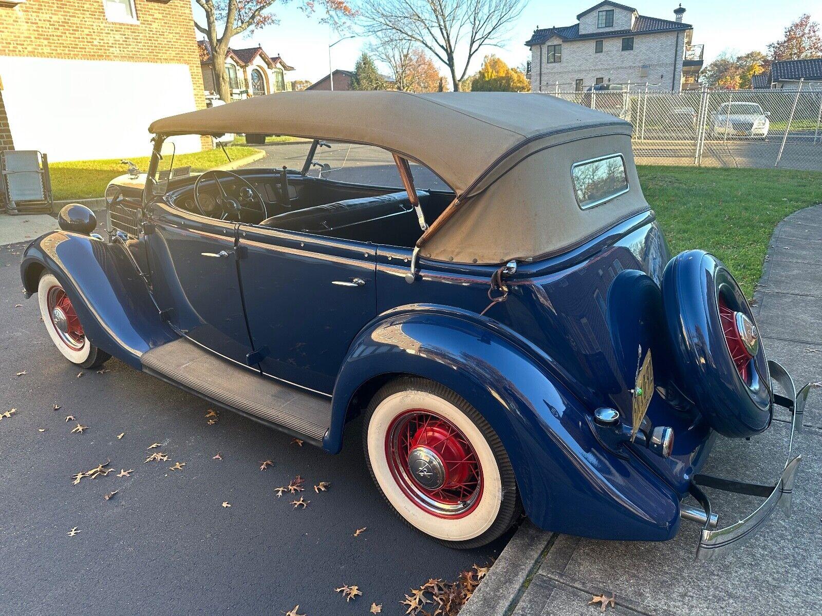 1935 ford phaeton 4 door convertible title clean