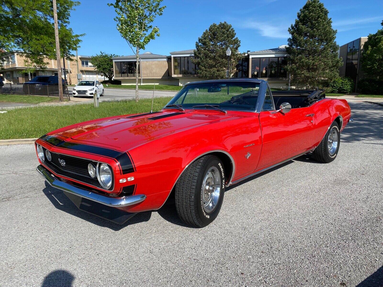 1967 chevrolet camaro super sport ss350 convertible 350ci v8 3 speed automatic
