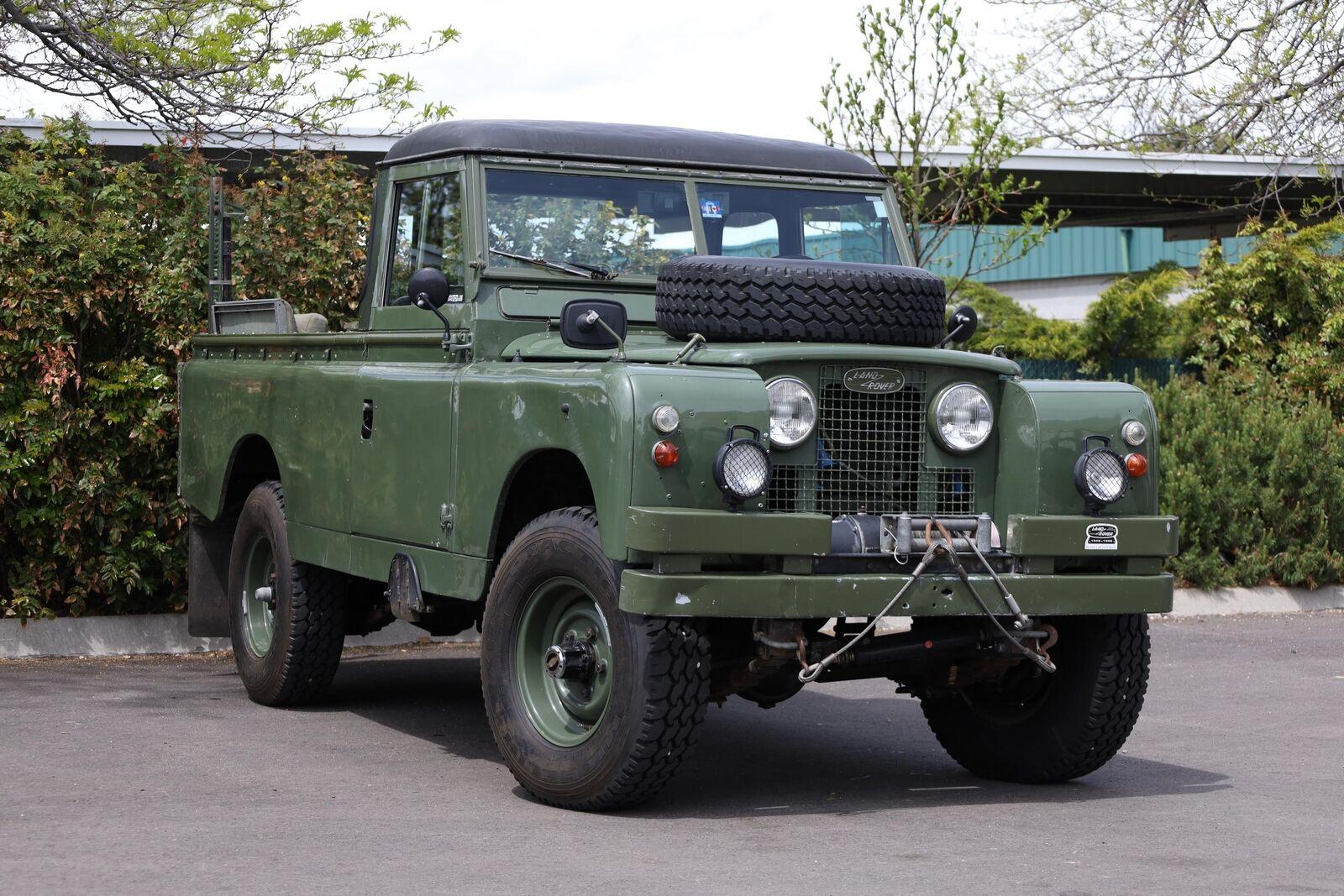 1965 land rover series iia 4x4 80036 miles green manual
