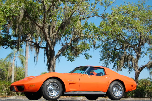 1976 chevrolet corvette l48 4-speed 70k original miles #'s matching car loaded