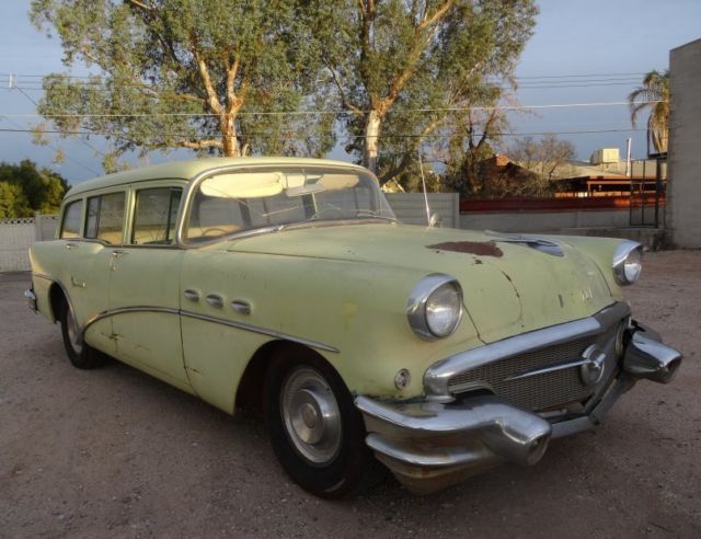 1956 buick century roadmaster estate wagon survivor az nm 6p v8 auto runs well