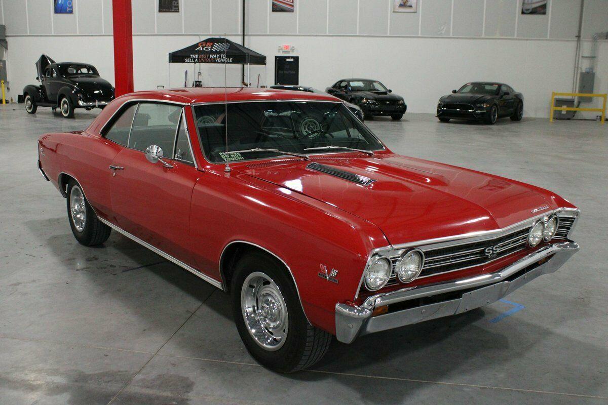 1967 chevrolet chevelle ss regal red 396ci v8