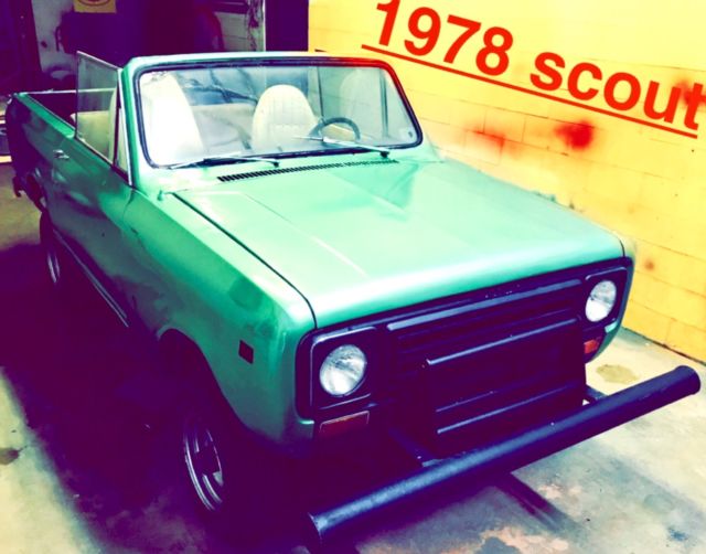 1978 international scout ii 4x4 v8 manuel project
