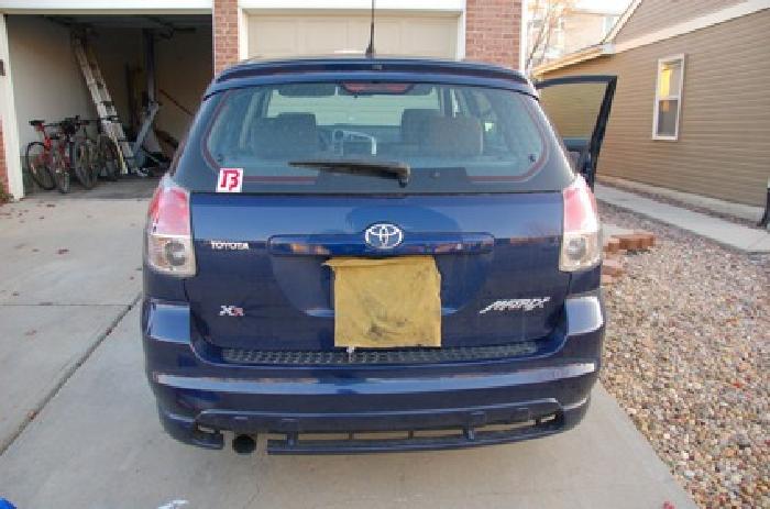 obo 07 toyota matrix xr blue 85,xxx mi auto in denver, co