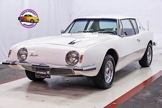 1963 avanti white 4-speed manual fiberglass body no rust
