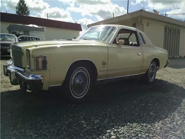 1978 chrysler cordoba 59,332 miles yellow 318-2 v8 automatic