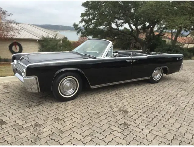 vintage 1963 lincoln continental convertable