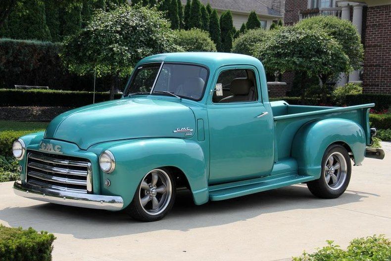 rare, fully restored, all steel gmc pickup with a/c and much more!