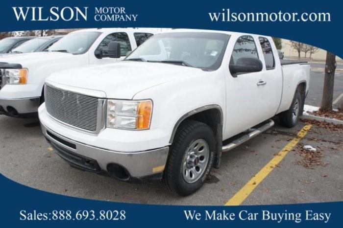 2009 gmc sierra 1500 work truck 4x4 work truck 4dr extended cab 5.8 ft. sb for sale in logan, utah