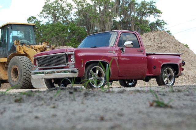 1975 chevrolet c10 pickup frame off restoration 350 4-speed rotisserie restored