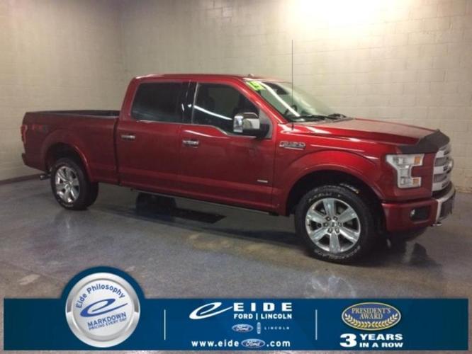 2015 ford f-150 platinum 4x4 platinum 4dr supercrew 6.5 ft. sb for sale in bismarck, north dakota