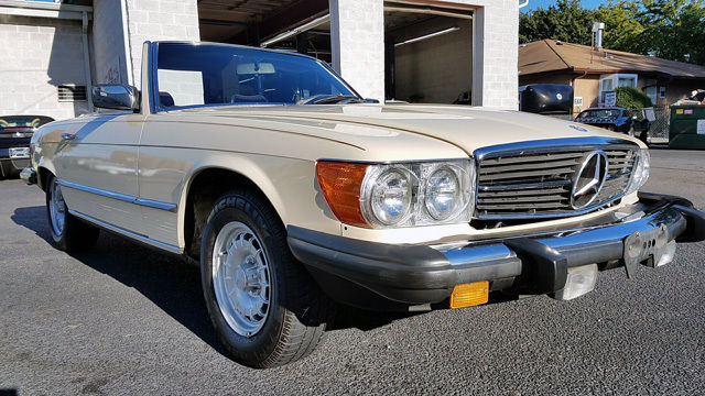 mint, 39k mile, 1980 mercedes-benz 450sl convertible is a steal at this price!