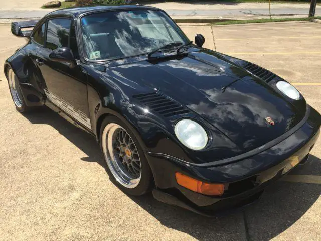 1986 porsche 911 58,875 miles black wide flat 6 cylinder engine 3.2l/193 manual