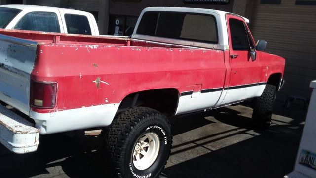 1981 chevy/gmc k10 siverado 4x4 truck