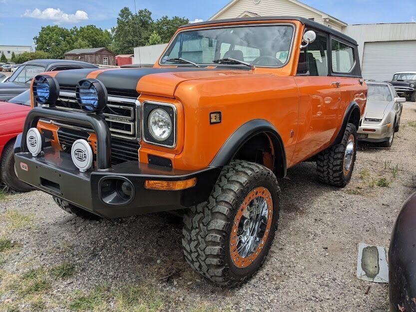 1979 international scout ii 4wd suv orange 81073 miles