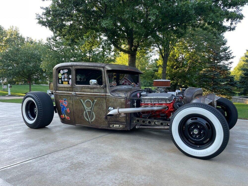 1930 ford model a model awell engineered patina style rat rod
